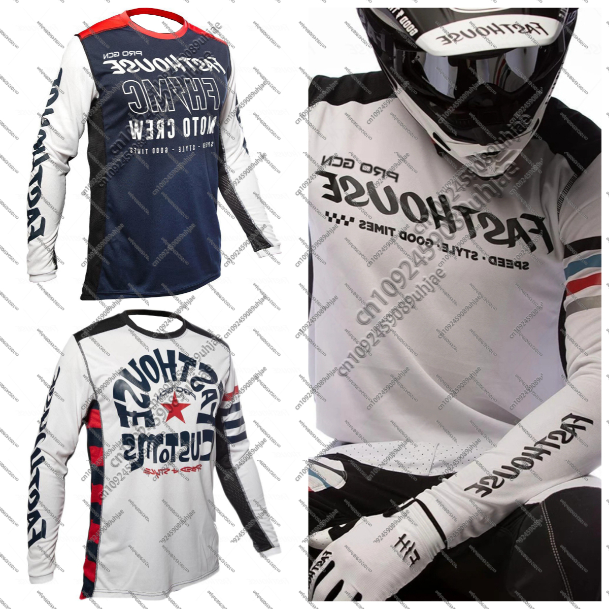 オートバイジャージ袖乗馬耐久レース M T B シャツダウンヒル Tシャツ Camiseta モトクロス Mx マウンテン MTB バイク服