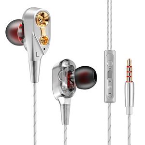 人気商品 QKZ CK8 3.5mm 有線インイヤーステレオ デュアルダイナミックコイル ランニング スポーツヘッドホン 音楽用ヘッドホン ステレオゲーミングヘッドホン