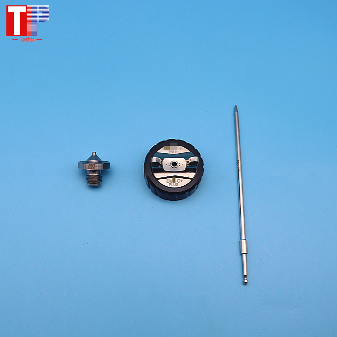 Tpaitlss DVI スプレーガンと 600 ml 1.2/1.3/1.4mm カップノズル、水ベースエアフィルタースプレーガン用の C および B アクセサリ。