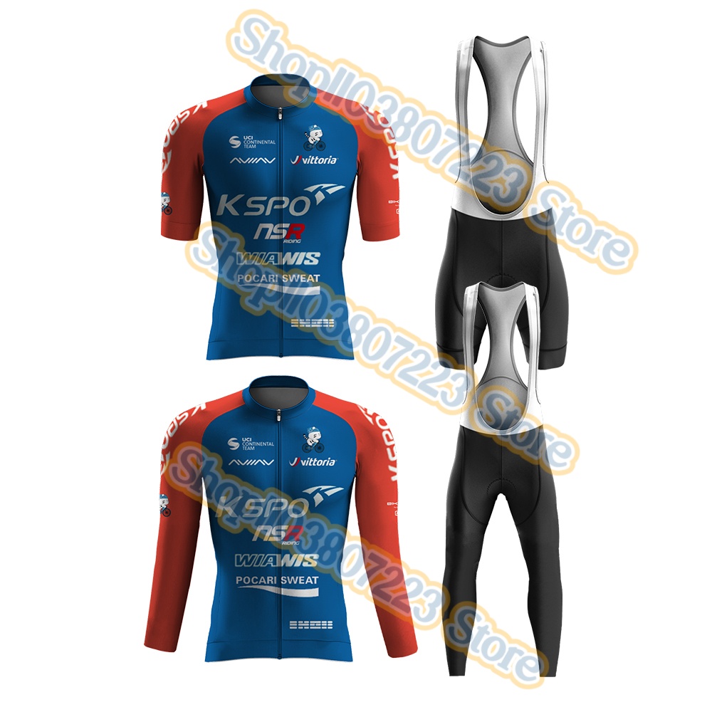 KSPO プロフェッショナル 2025 新しいサイクリングジャージセット MTB サイクリング服ロードバイクシャツパンツマイヨ Cyclisme ライドジャージ