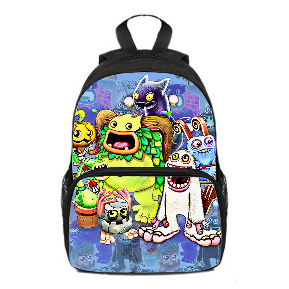 新品 My Singing Monsters モンスター コンサート バックパック、バックパック、小学校幼稚園バックパック