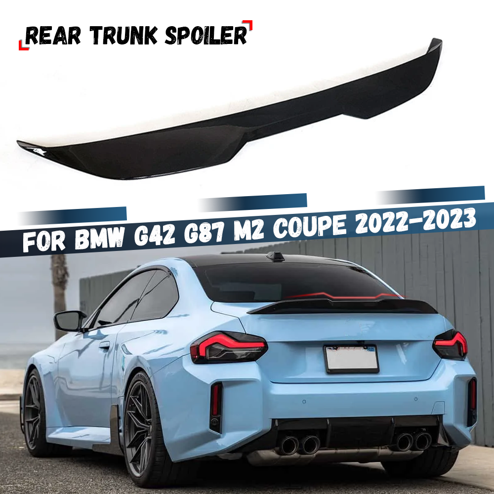 Bmw G42 G87 M2 2022 2023 220i 230i M235i M240i クーペリアトランクリッドブーツスポイラー翼チューニングアクセサリー