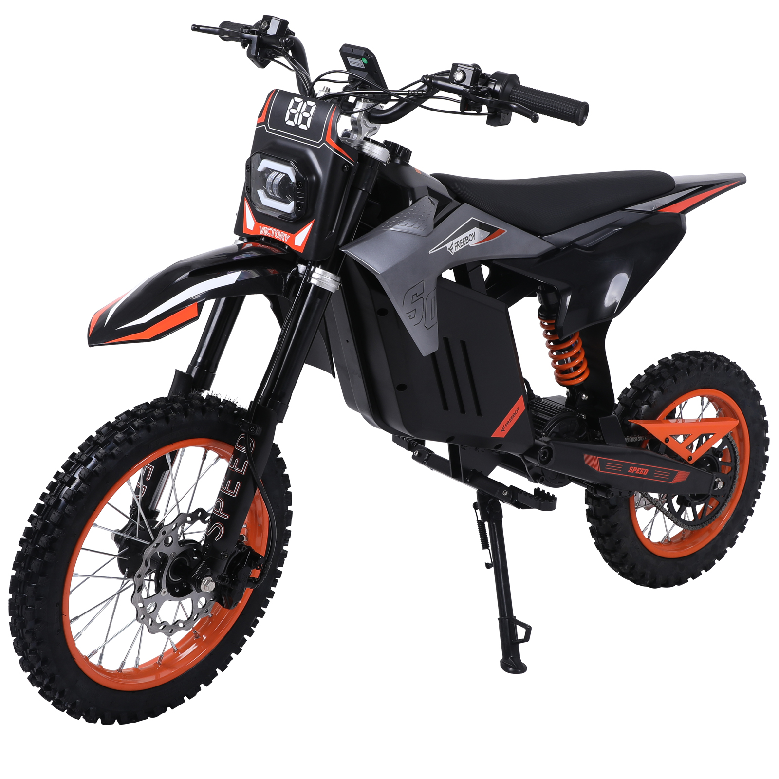KEXZERON 3000W 48V 30Ah 電動ダートバイク 50km/h 最大速度 50km 範囲 油圧ディスクブレーキ オフロード電動バイク 大人用