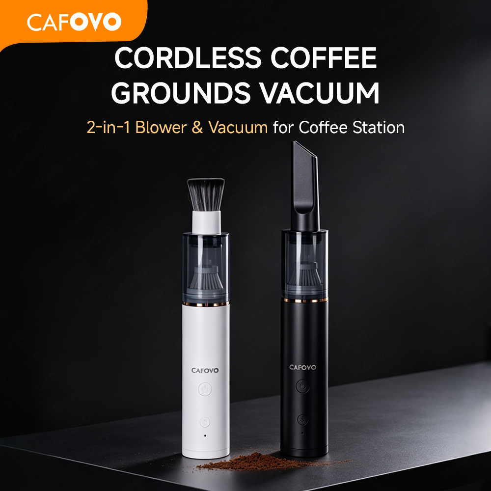 CAFOVO FR-VC100 コードレスコーヒー挽きバキューム 2-in-1 ブロー