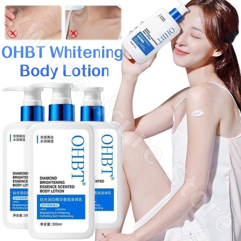 OHBT ブライトニング ボディ ローション栄養フルーツ酸メラニンを減らす長期的な保湿鶏の皮の除去 300 ミリリットル