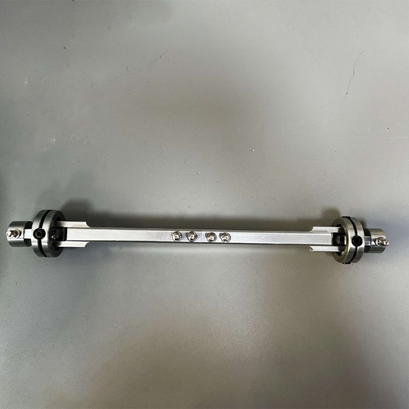 リハーサルルーム用ドラムペダルリンクロッド交換用、シルバーメタルリンケージパーツ、全長37.5、ダブル24BD用