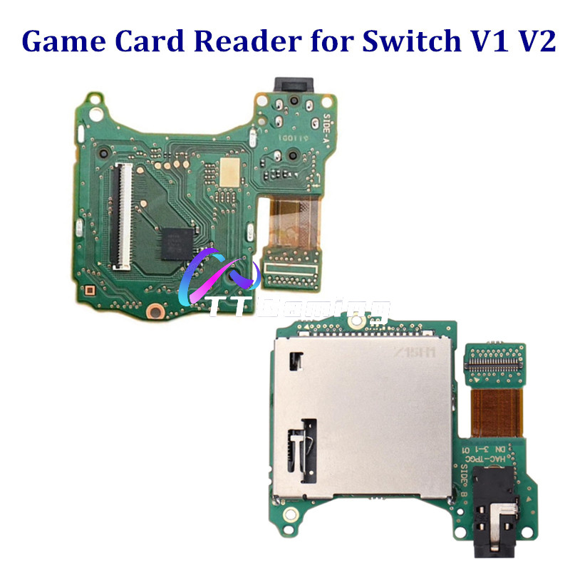 新しいゲームカートリッジカードスロットリーダートレイヘッドフォンジャックポート HAC-TPGC 交換用 Nintendo Switch V1 V2 修理部品