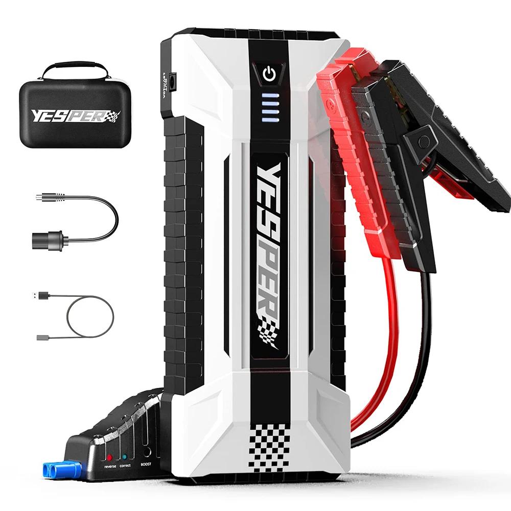 YEPSER YJS20 3000A ピーク 12V 車のジャンプスターター 20000mAh 急速充電パワーバンク 3 ライト 10.0L ガス/8.0L ディーゼル用