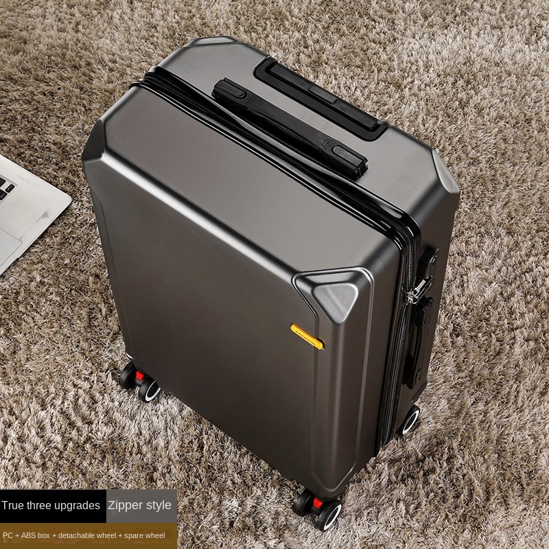 新しい更新された 29 インチ荷物厚みのある PC 20 インチ機内持ち込みスーツケース、スペアタイヤ取り外し可能なホイール、旅行スーツケース 22/24/26