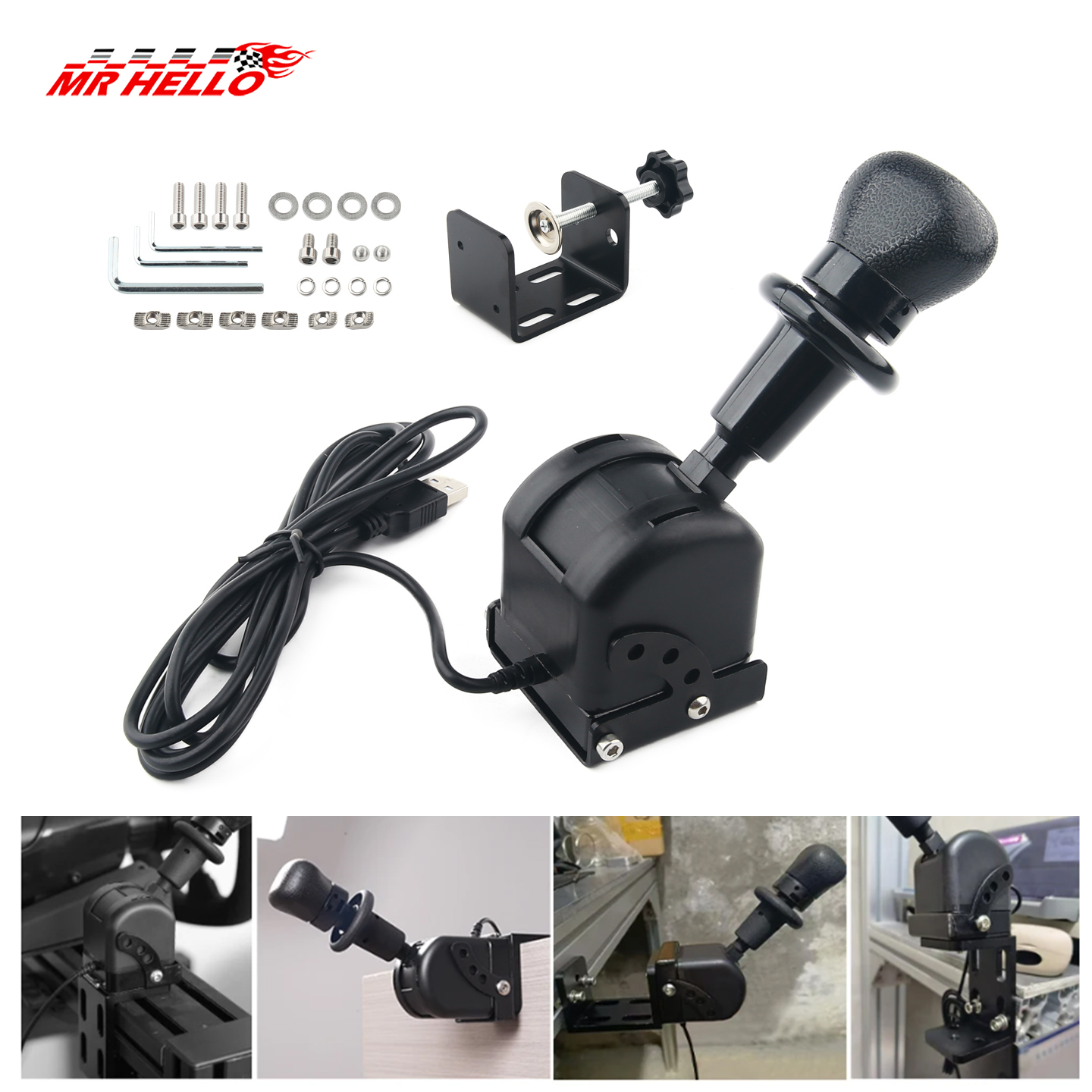 ロジクール G923 G27 G29 Thrustmaster T300 PC USB ハンドブレーキ ETS2 ヨーロッパ/アメリカのトラック Sim レーシングゲームハンドブレーキ