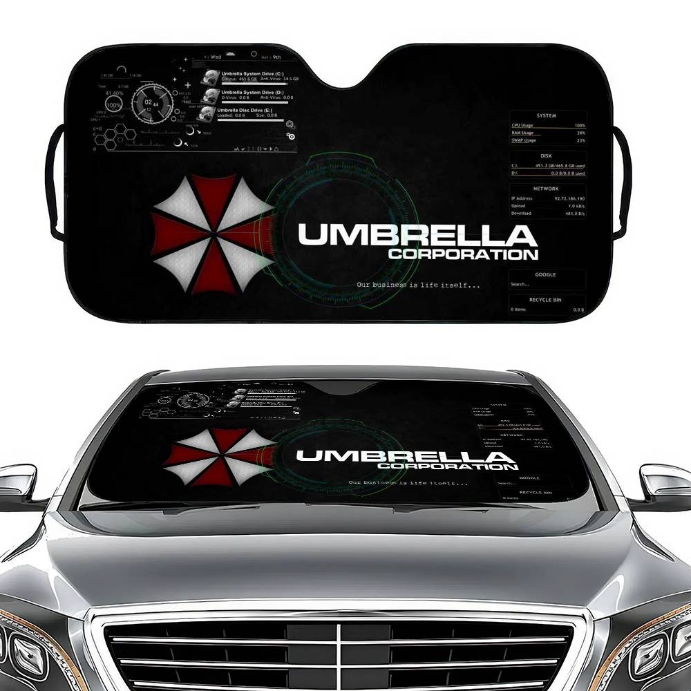 Classic Movies R-Resident E-Evil Windshield Sunshade Car Window Windscreen Cover Sun Shade Auto Sun Visor Car-covers Car
