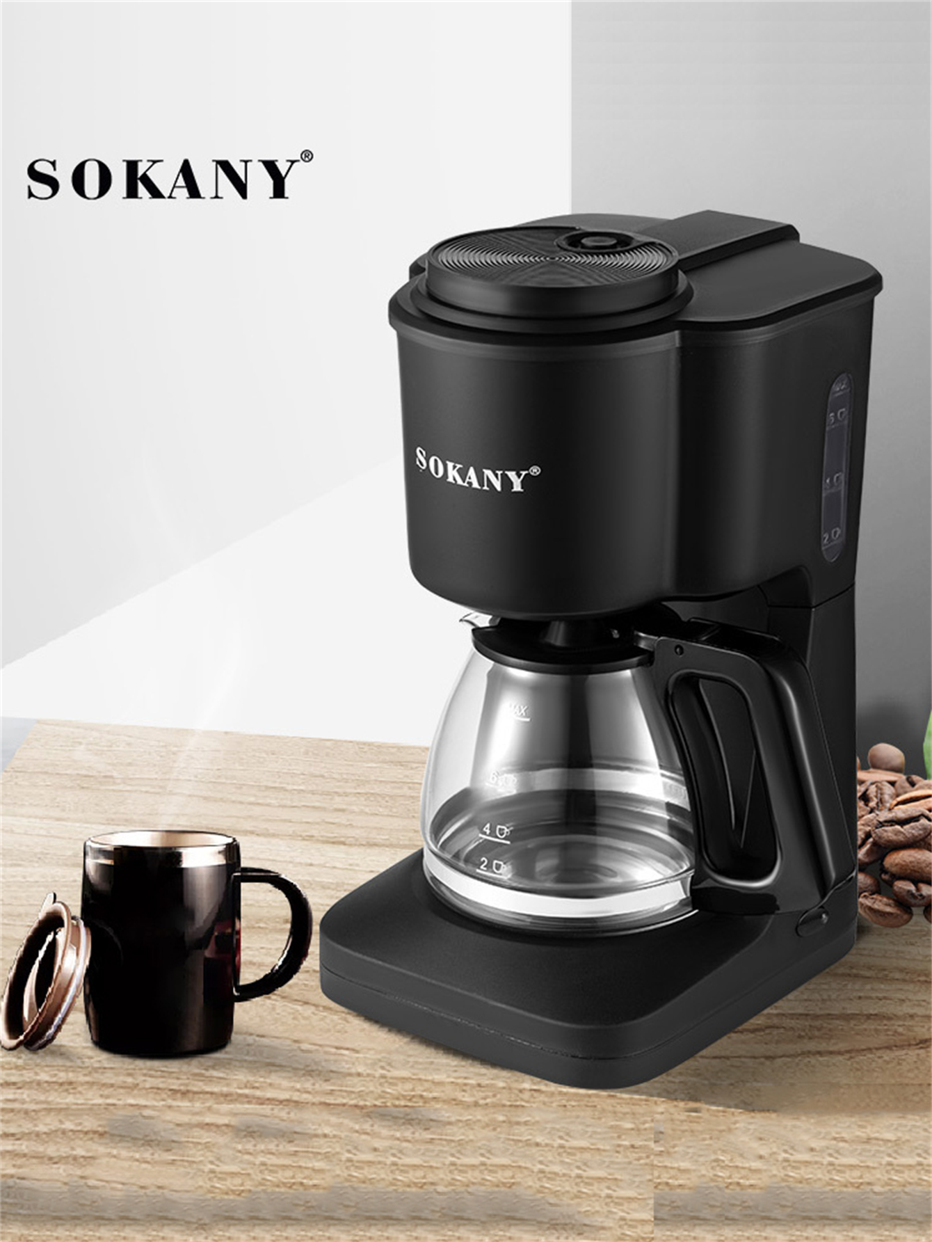 124コーヒーメーカー、3-in-1シングルサーブコーヒーメーカー、K-Podカプセルポッド用ポッドコーヒーメーカー、挽いたコーヒーメーカー、リーフティーメーカー