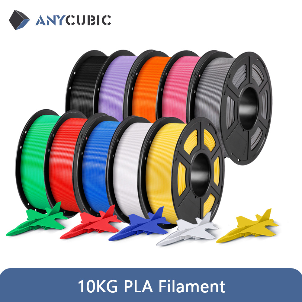 10 キロ/ロット ANYCUBIC 1.75 ミリメートルプラスチック PLA フィラメント FDM 3D プリンタ消耗品 3D 印刷材料コブラ 2 ネオマックス