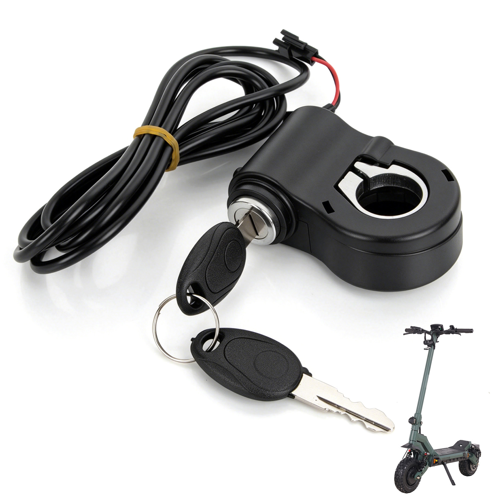 12V-72V 電動自転車キー点火 2 ワイヤー点火ロックキースイッチ 2 キー付きスーパー 73 Ridstar Q20 電動 E-スクーターユニバーサル