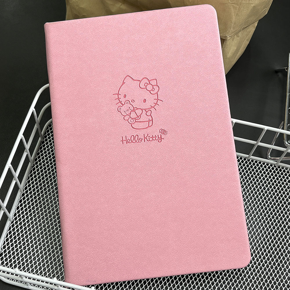 かわいいキティノート A5 罫線入り 80枚 ソフトレザーカバー かわいい韓国文房具 学用品 プランナー オーガナイザー ノートパッド