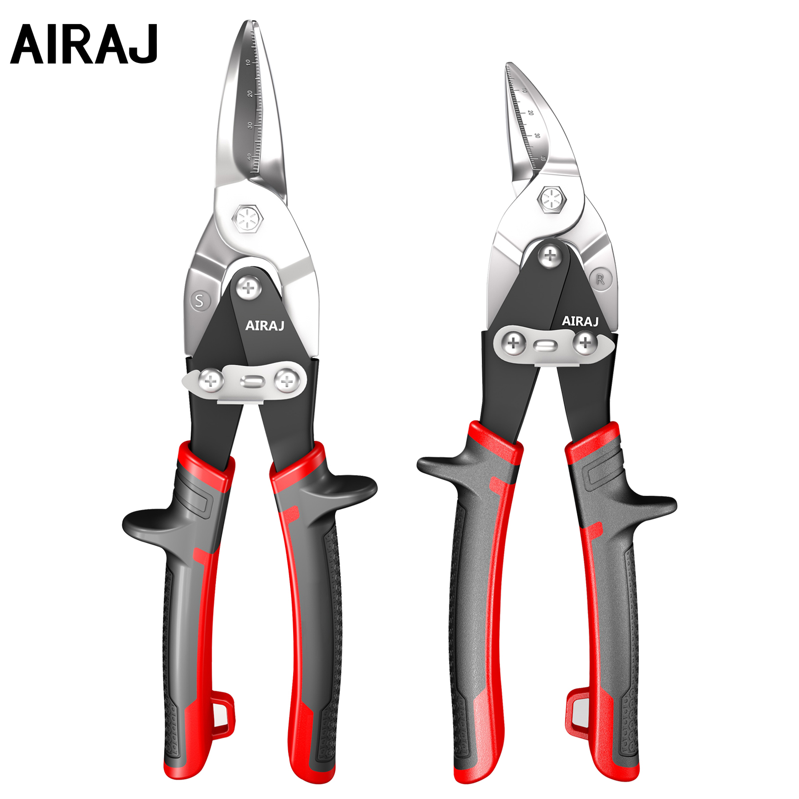 AIRAJ 航空はさみブリキスニップ金属シート切断スニップカッター多方向はさみ工業用プロフェッショナルハンドツール