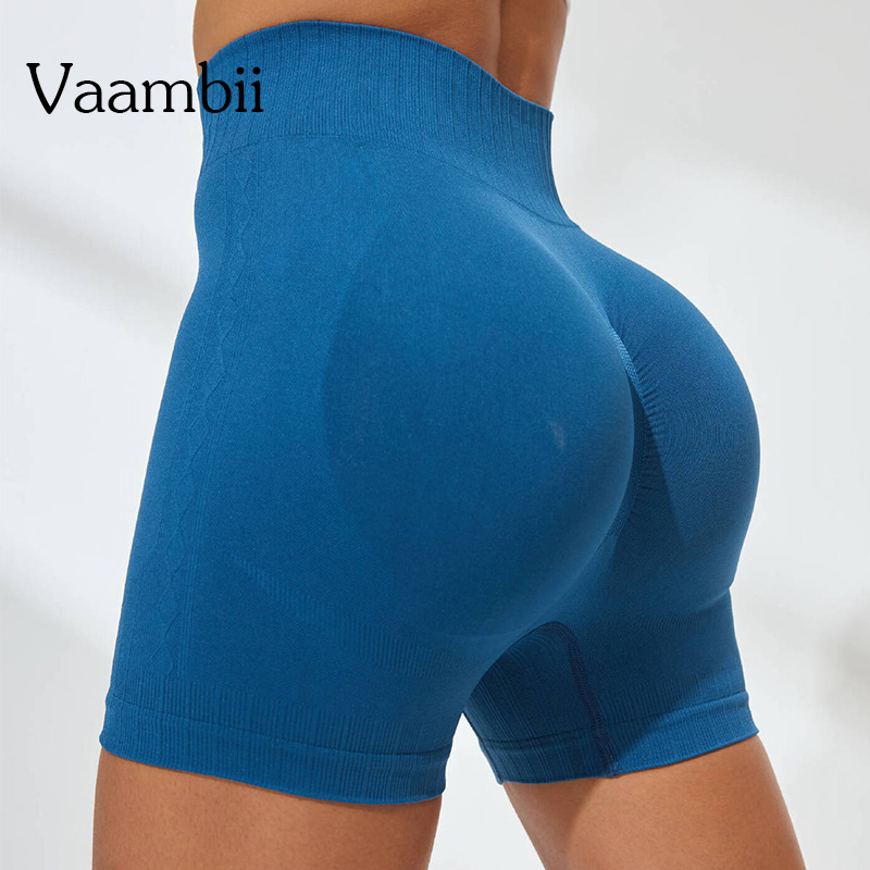 Fitness Sports Shorts Women Gym Shorts Workout Scrunch Butt Seamless Leggings Seamless Yoga Leggings Bicycle Running Sportswear