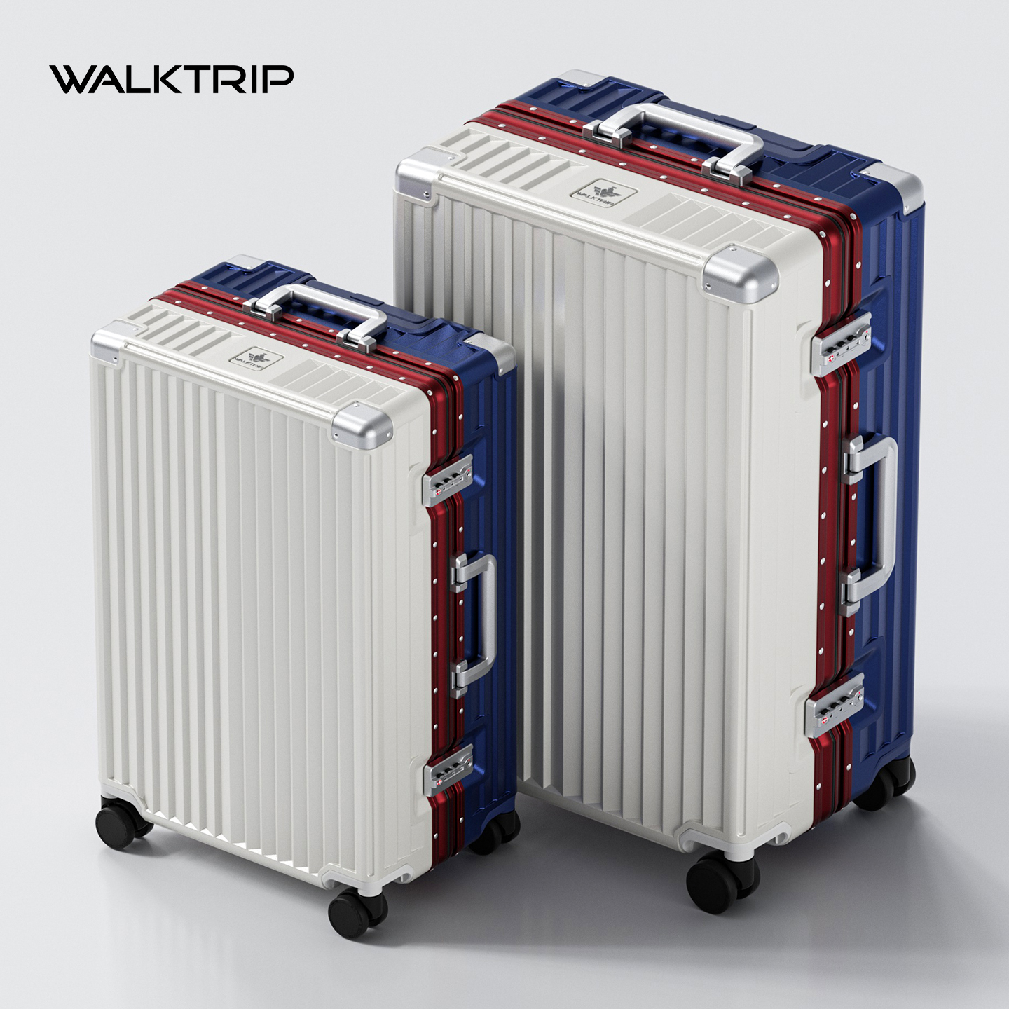 新しいアルミフレーム PC スーツケース男性と女性の 360 度ローラー荷物 TSA ロック 20/24/26/28 インチポータブルトラベルケース