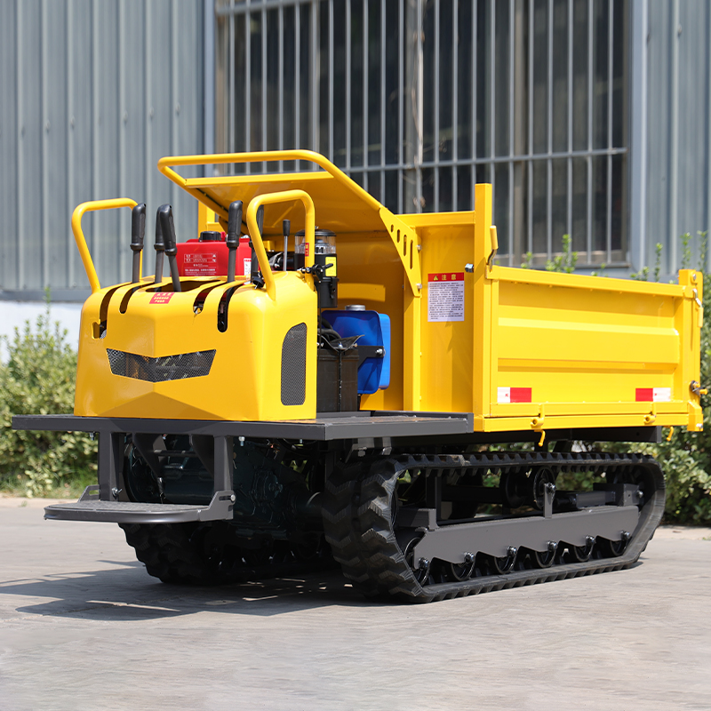 カスタマイズされたクローラー プラットフォーム輸送車両ゴム新しいクローラー タンク追跡シャーシ ファーム建設