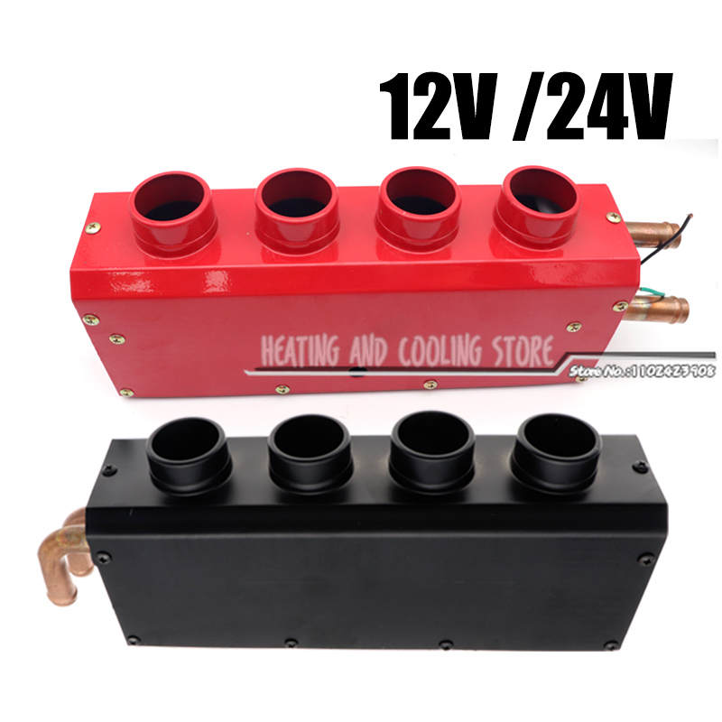 12V/24V エアヒーター 4 ポートカーヒーター車両暖房冷却ファンポータブルカーヒーターコンパクトデフロスターデミスター自動バン暖房