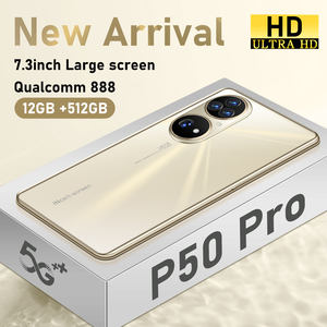 2022年最新モデル P50 Pro 12GB 512GB スマートフォン 7.3インチ AMOLED ディスプレイ Android 11.0 スマートフォン Redmi 指紋認証対応スマートフォン