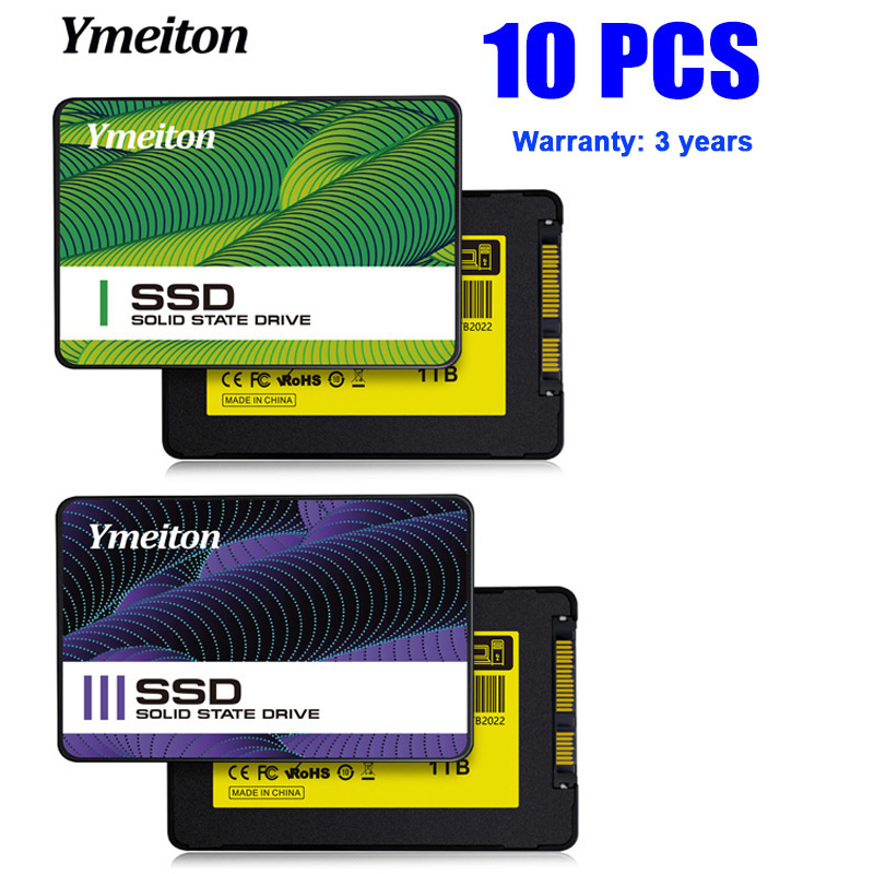 10 個 SSD ハードドライブディスク SATA 3 2.5 インチ 64 ギガバイト 120 ギガバイト 128 ギガバイト 240 ギガバイト 256 ギガバイト 480 ギガバイト 512 ギガバイト内部ソリッドステートドライブラップトップデスクトップ用