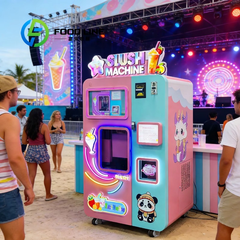 Slushie 自動販売機の固定内部パラメータにより、チェーン飲料フランチャイズの全店標準の統一されたスラッシュ味が維持されます。