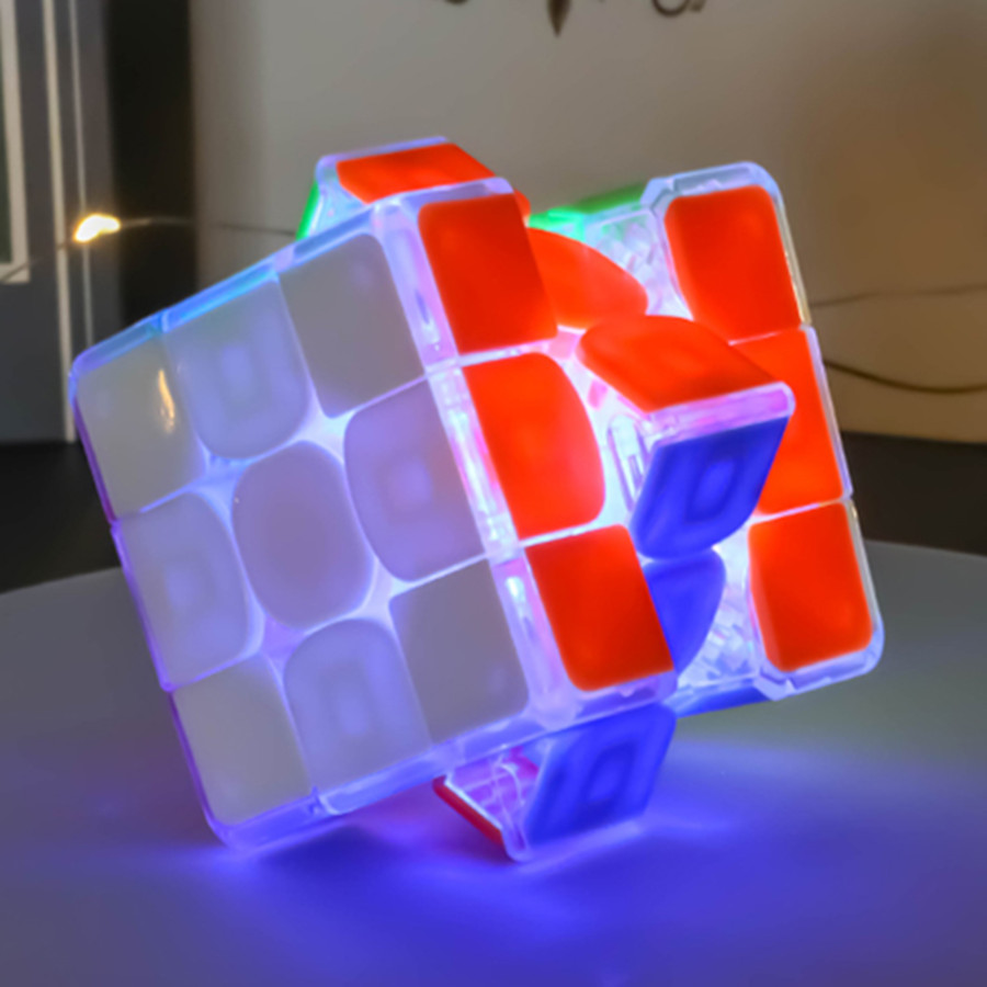 Sengso 光沢キューブ 3 × 3 マジックキューブ 3 層スピードキューブプロフェッショナルパズルのおもちゃ子供のためのギフトおもちゃ