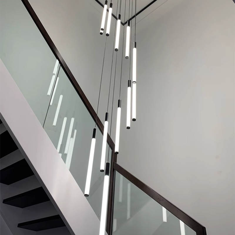現代の家の装飾 LED ライトペンダントライトランプ forstaircase リビングルーム用シャンデリア吊り下げライト屋内照明