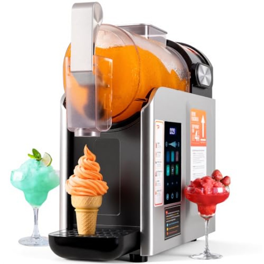 スマート 6 プリセット スラッシーマシン 家庭用 68オンス カラータッチスクリーン フローズンドリンクメーカー 2/4/6H スマートタイマー セルフクリーニング DIY S