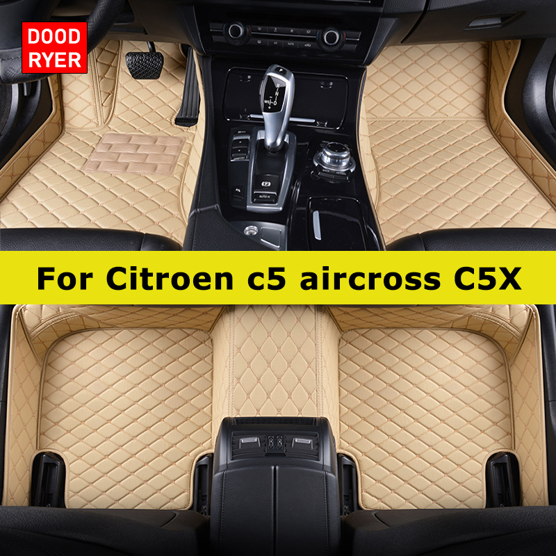 DOODRYER カスタム車のフロアマットシトロエン C5 Aircross C5X 自動車カーペットフットコシェ Accessorie