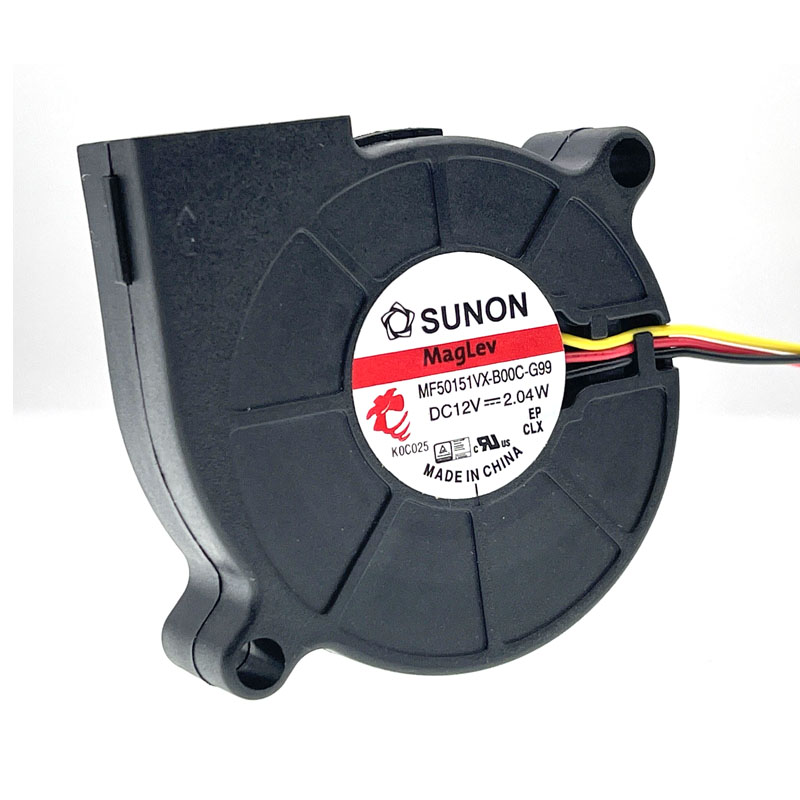 3D プリンタ送風ファン 5015 12V 0.17A MF5015VX-B00C-G99 Sunon 磁気サスペンションベアリングファン遠心 DC 冷却ターボファン