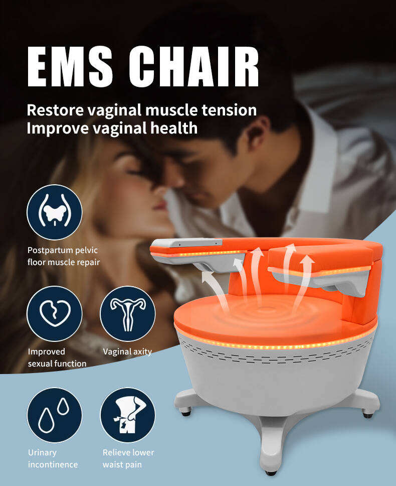 2026EMS 電磁非侵襲骨盤床椅子骨盤筋強化椅子産後の修復を促進 EMS マシン