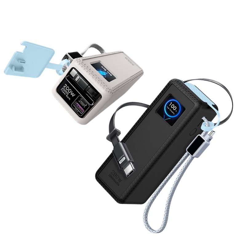 保護カバー UGREEN 25000 mAh 200 ワット PB728 パワーバンクシリコンケースラップトップポータブル充電器フルラップ保護グローイング