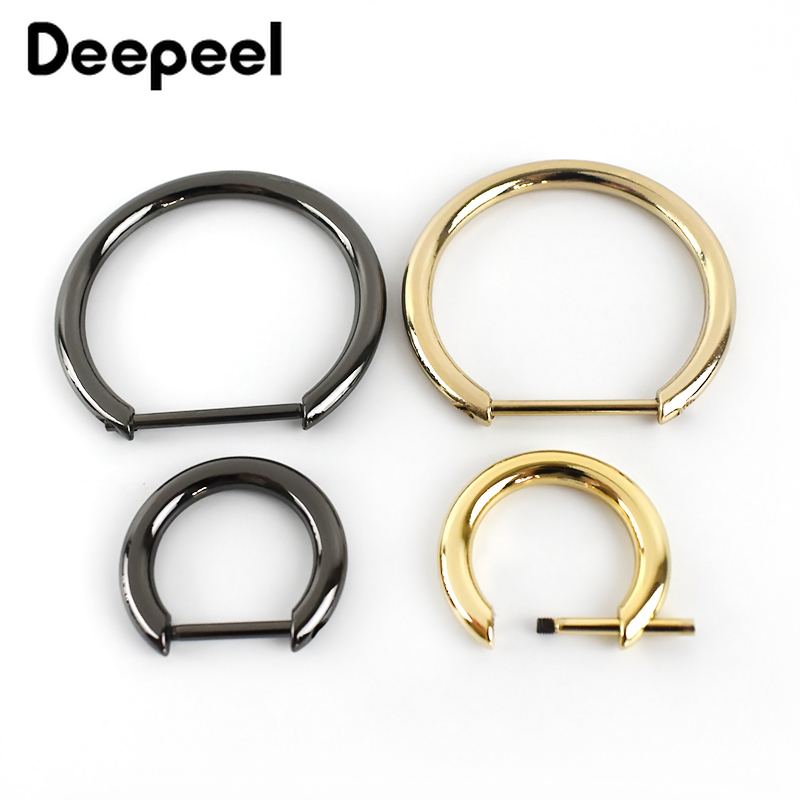 5 個 Deepeel 20/30 ミリメートル金属 D リングバックル取り外し可能なネジバッグチェーンハングクラスプ DIY 荷物ハードウェア装飾アクセサリー F1-21