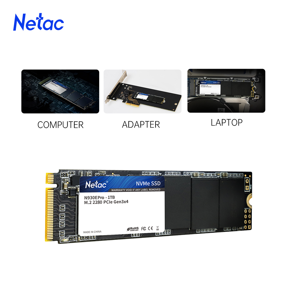 Netac M2 SSD NVMe 128gb 256gb 512gb 1tb SSD 500gb 250gb 960gb PCIe M.2 2280 ハードドライブ内部ソリッドステートディスクラップトップ用