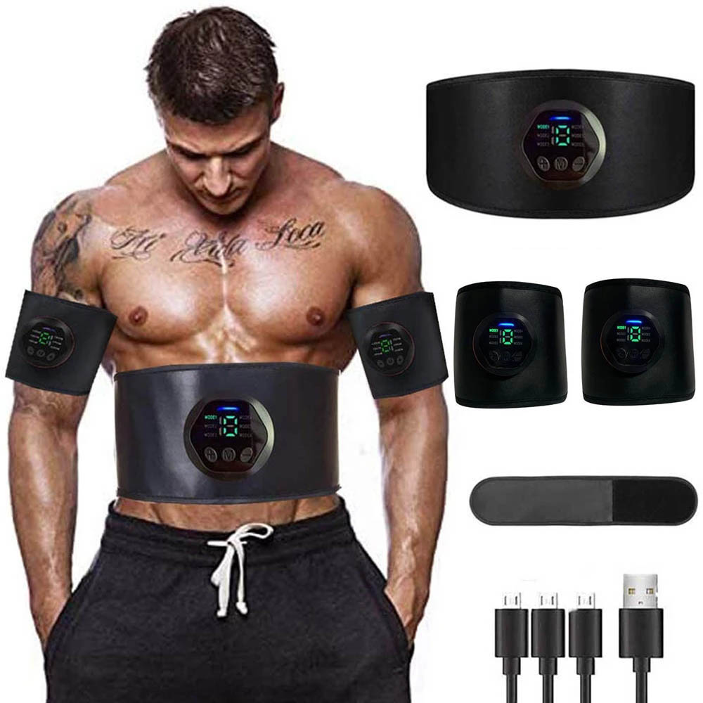 EMS トレーナー腹部筋肉刺激装置ウエストサポートベルト電気筋肉刺激ボディ痩身マッサージフィットネス機器