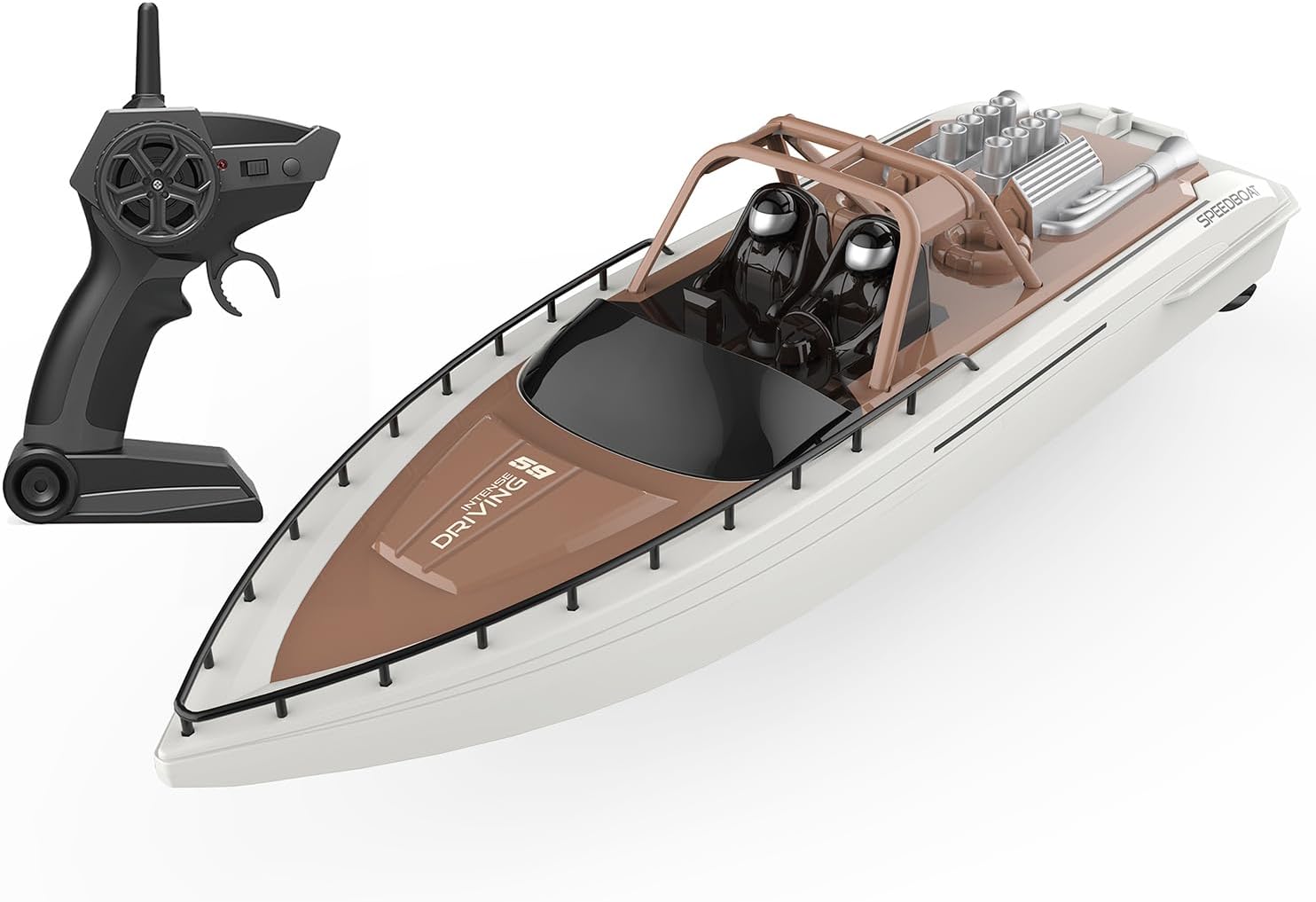 リモートコントロールボート 4CH 電動水上バイク RC 帆二人乗りボート 15km/h 湖プールボーイ用