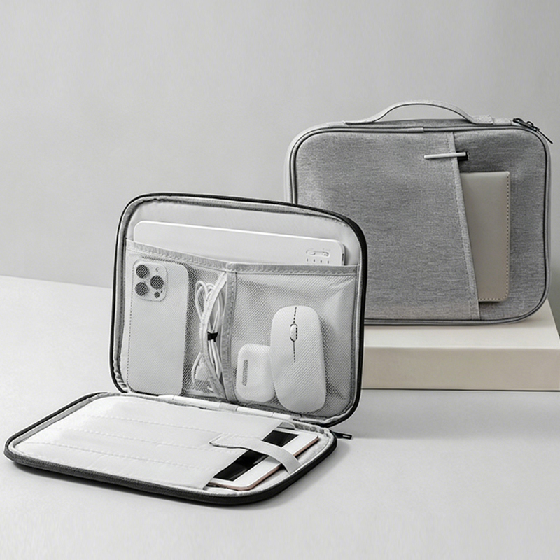 MacBook 用防水ラップトップケース - 12-16 インチ Pro/Air、Neo 13 2026、M4/M3/M5 チップ用キャリングハンドルスリーブカバー