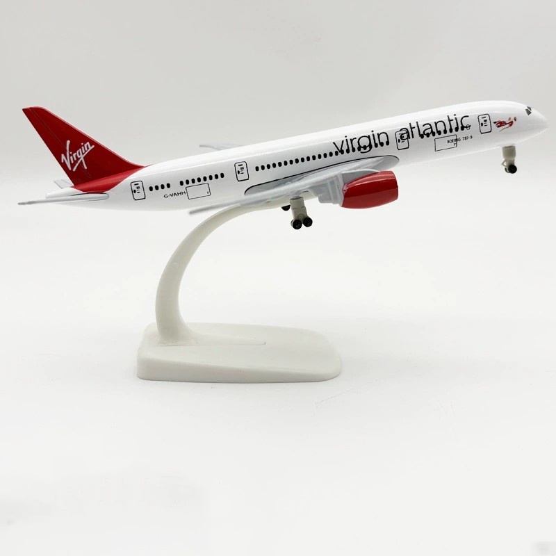 スケール航空機 20 センチメートルヴァージンアトランティック B787 航空会社模型飛行機合金金属ダイキャスト飛行機お土産趣味コレクション