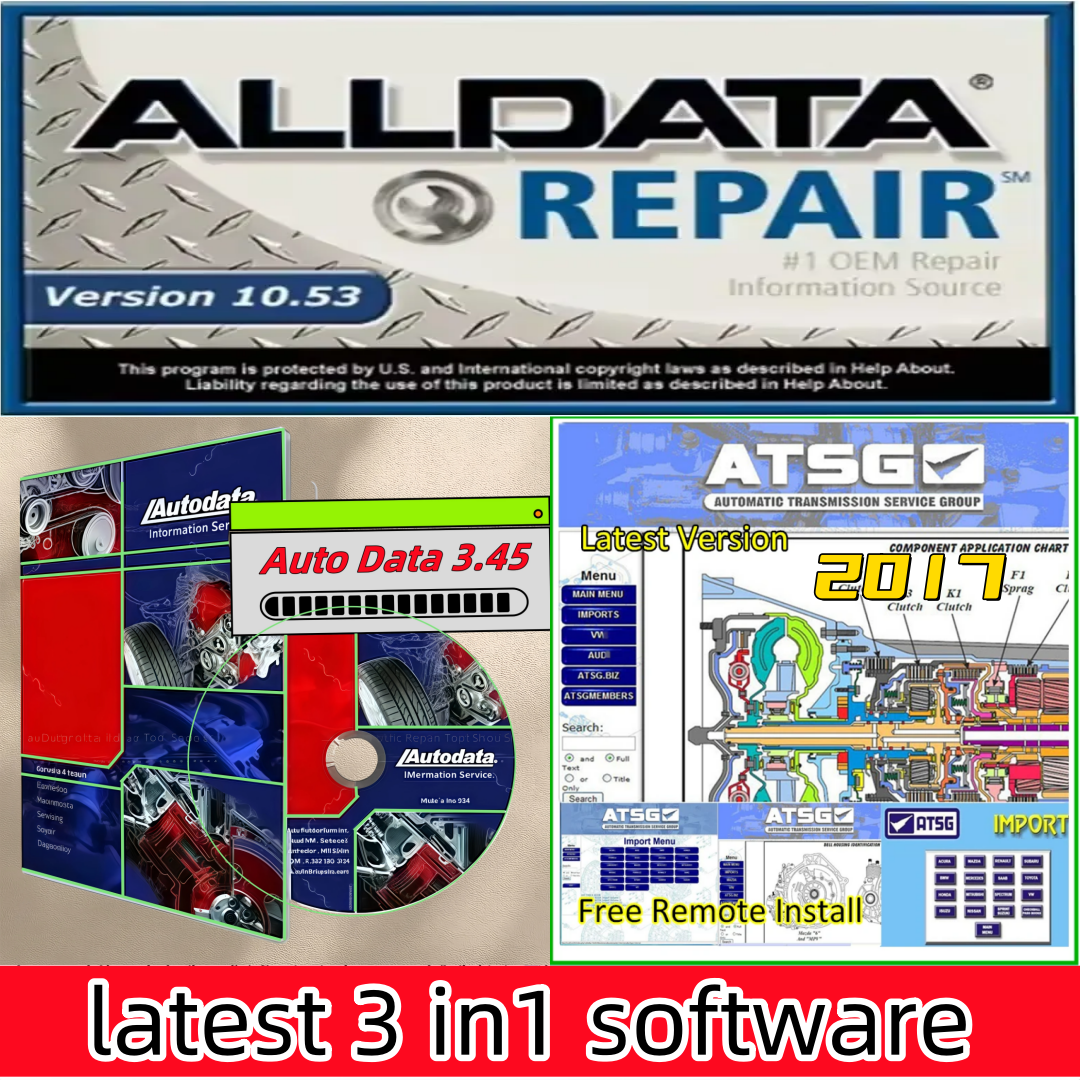 750GB HDD 2025 selling combination Alldata Repair 10.53 All Data Automotive Tech Latest Offline Software Autodata 3.45 atsg 2017