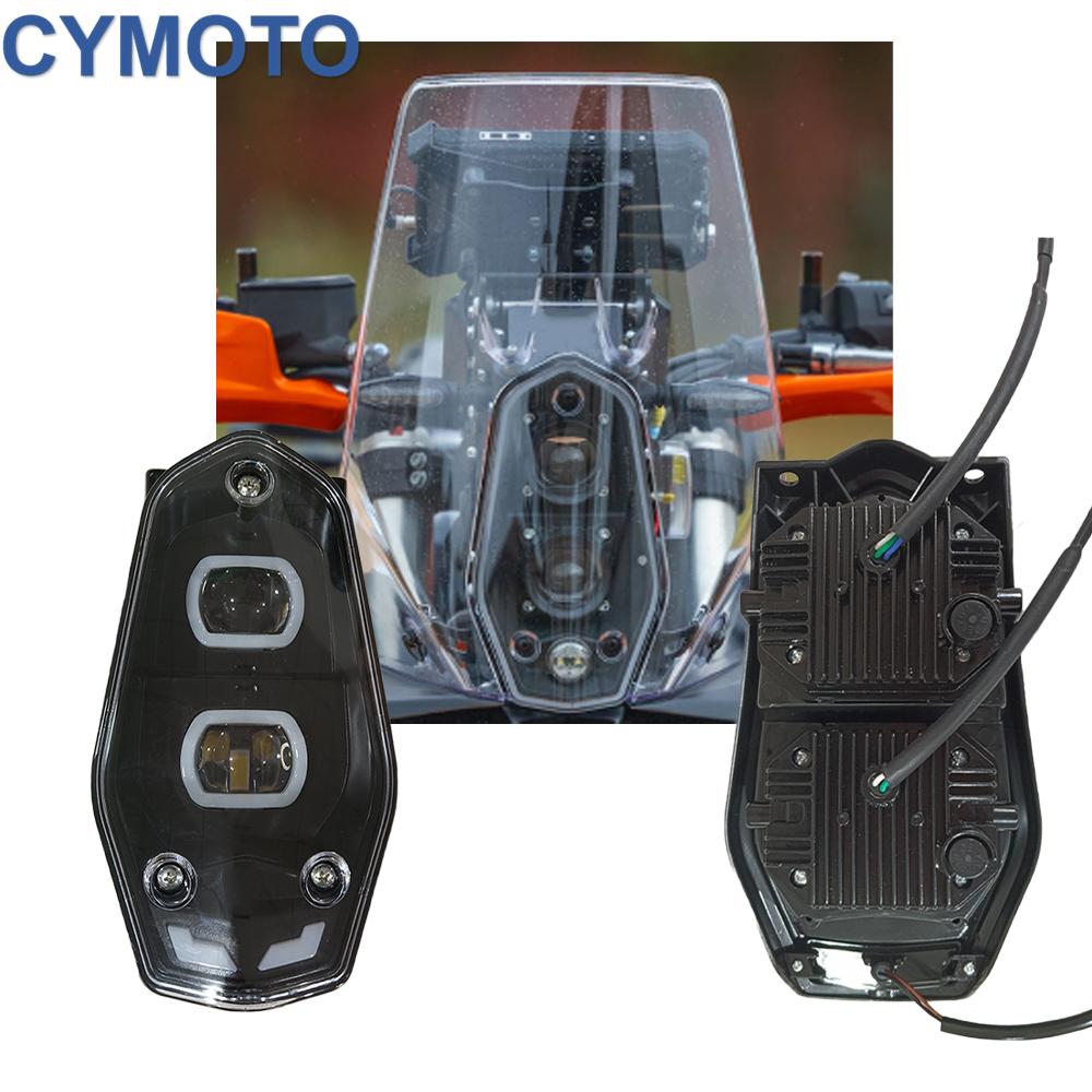 エンデューロ LED ヘッドライト KTM 450 701 690 790 890 EXC FE スーパーモトアクセサリーダートバイクヘッドランプアクセサリー