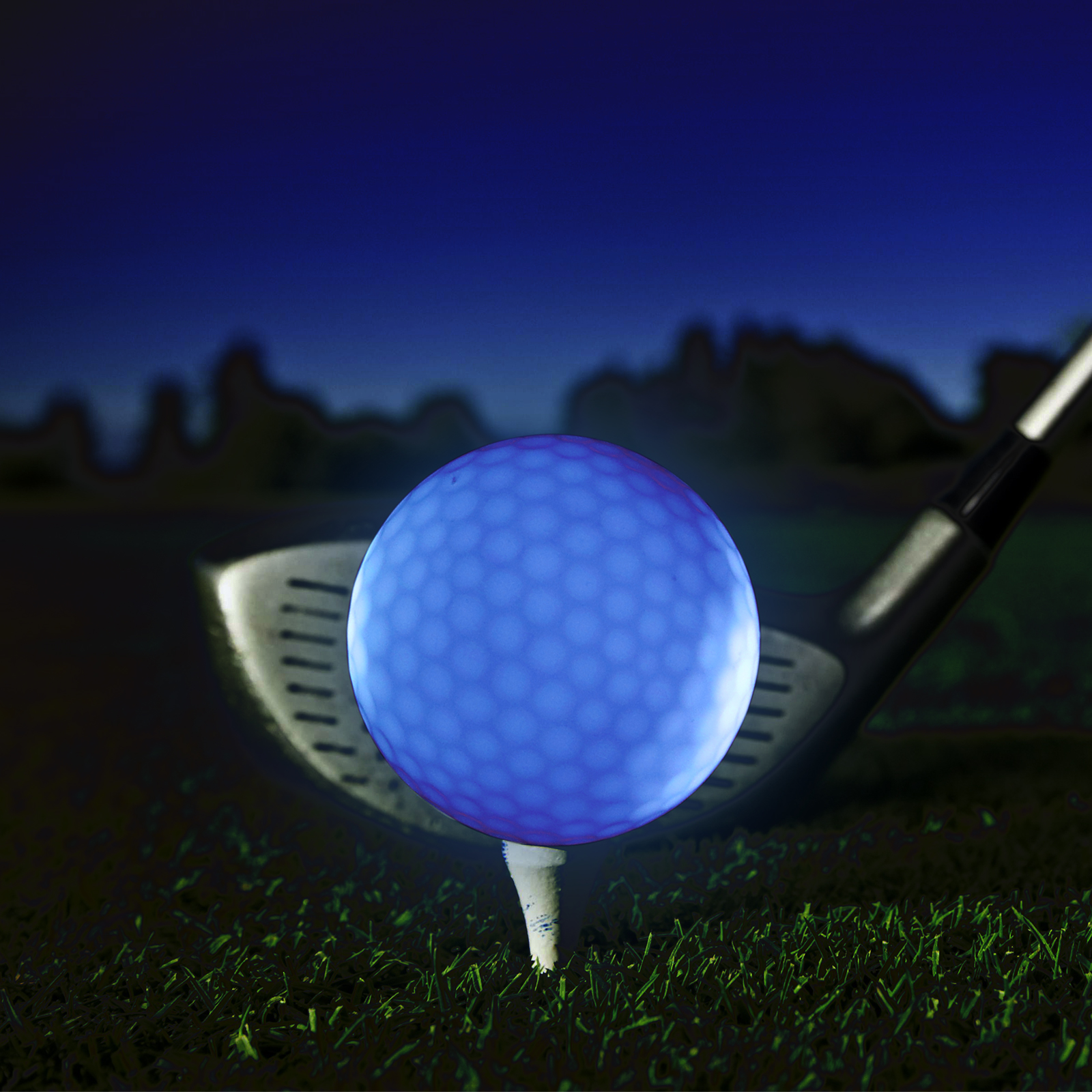 カラフルなカスタムロゴ LED ゴルフボール夜間トレーニング用グローゴルフボールライトアップ暗闇で光る