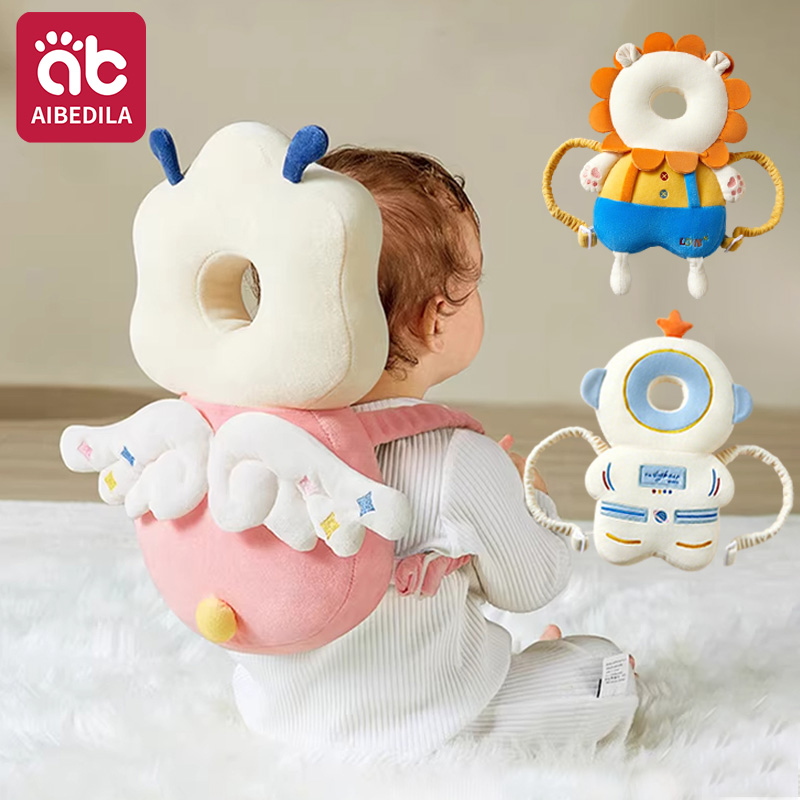 AIBEDILA 頭部保護新生児ヘッドプロテクターバックパック PP 綿充填幼児クロールウォーキング安全クッション