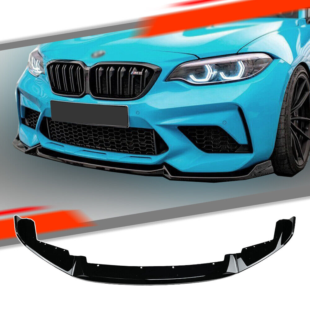 車のフロントバンパースプリッターリップ Bmw F87 M2 CS クーペ 2016-2021 ディフューザースポイラーリップバンパーガードプロテクター