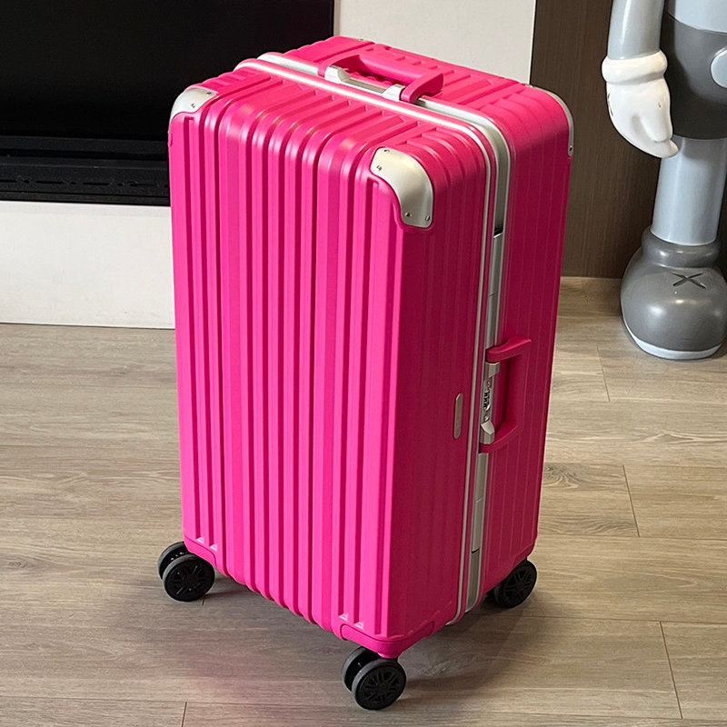 Fashoin スーツケース 女性用 ローリング 荷物 ハードシェル 厚みのある PC 素材 アルミフレーム TSA ロック付き 大容量 24/26/28インチ