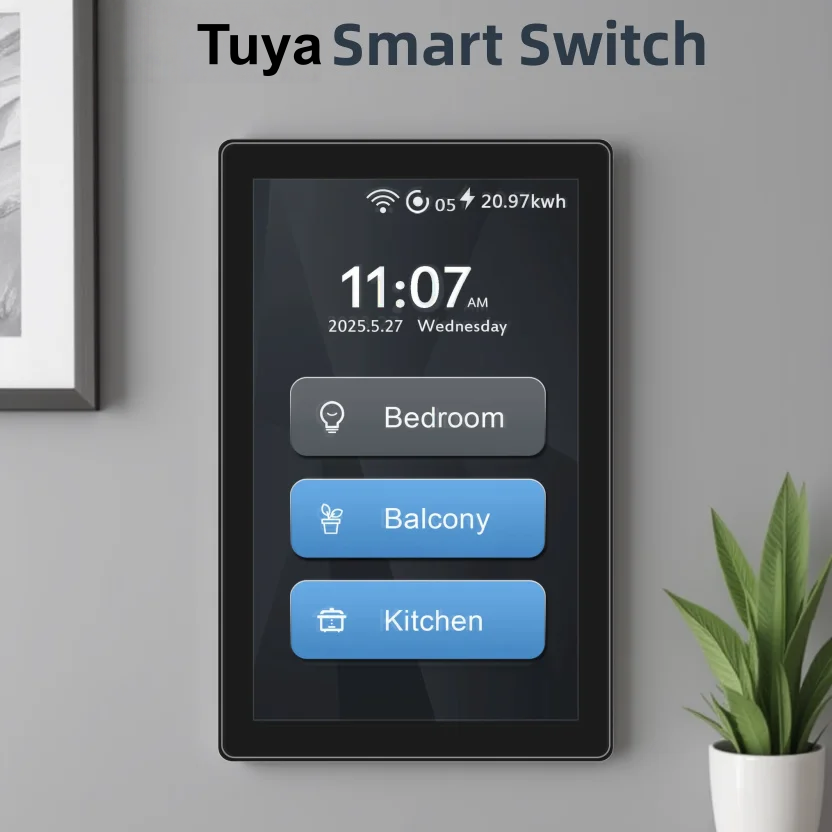 米国スマート Wifi スイッチ Tuya Eu 4x4 高級 Zigbee スイッチ Diy 名前表示スマート ホーム オートメーションとスマート ホーム システム