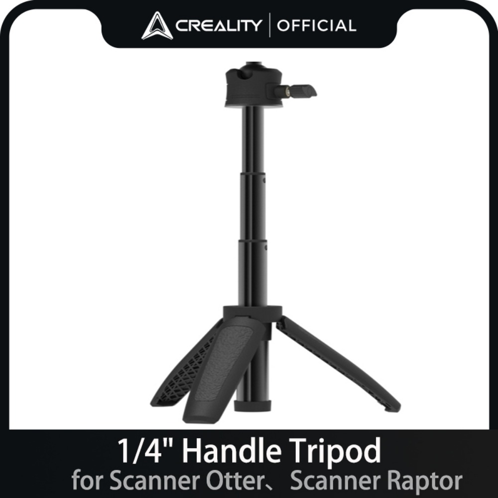 Creality オリジナルハンドル三脚 1/4 "ハンドル三脚スキャナカワウソ/スキャナラプター用ブラック 3D プリンタスキャナ部品アクセサリー
