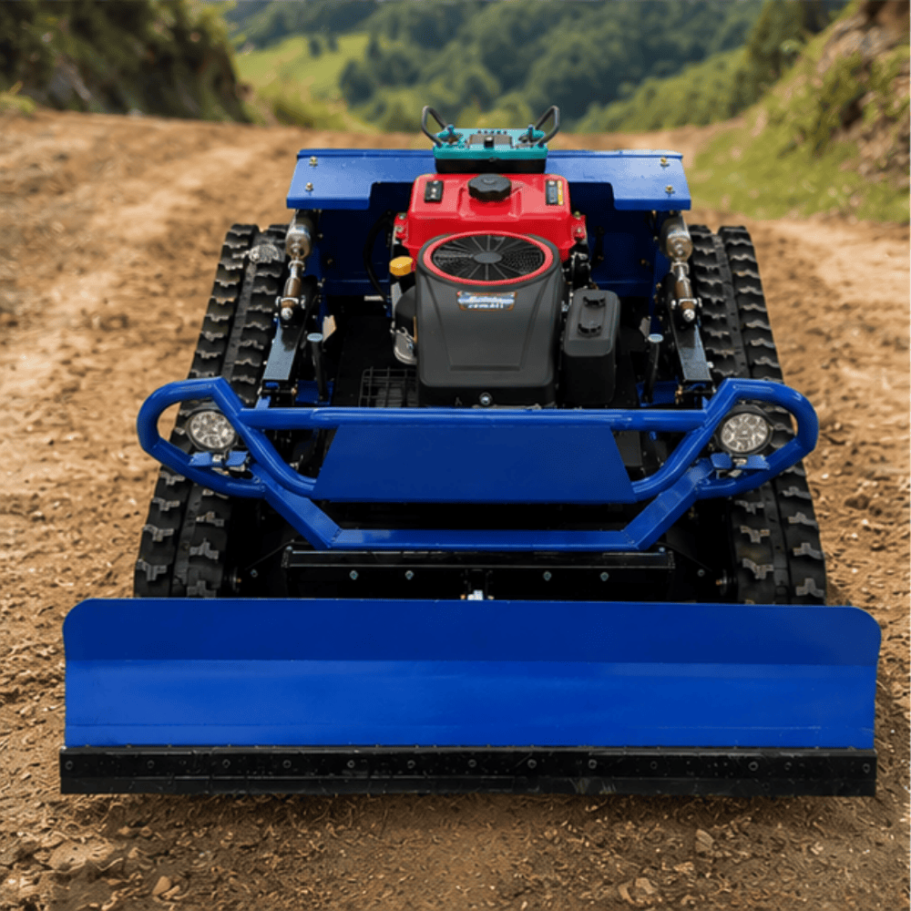 カスタマイズされたリモコン芝刈り機、トラック型芝刈りロボット、果樹園に適した全地形芝刈り機