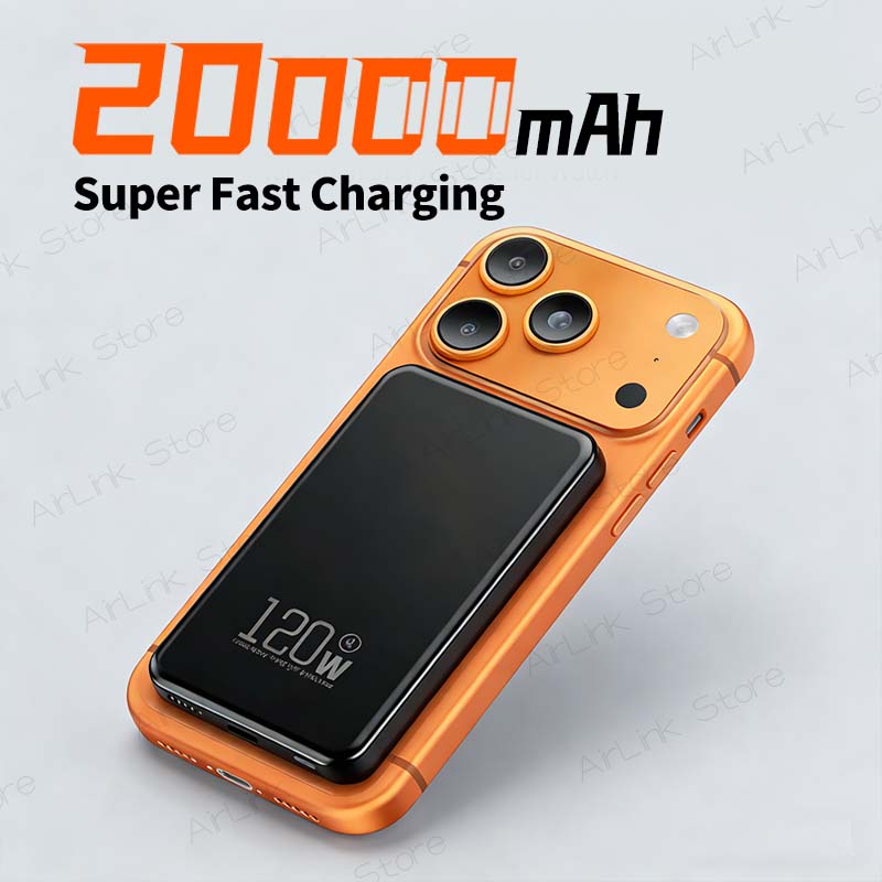20000mAh 磁気 PowerBank ワイヤレス PD 22.5 ワット急速充電器 Magsafe ポータブル補助バッテリー Xiaomi Iphone